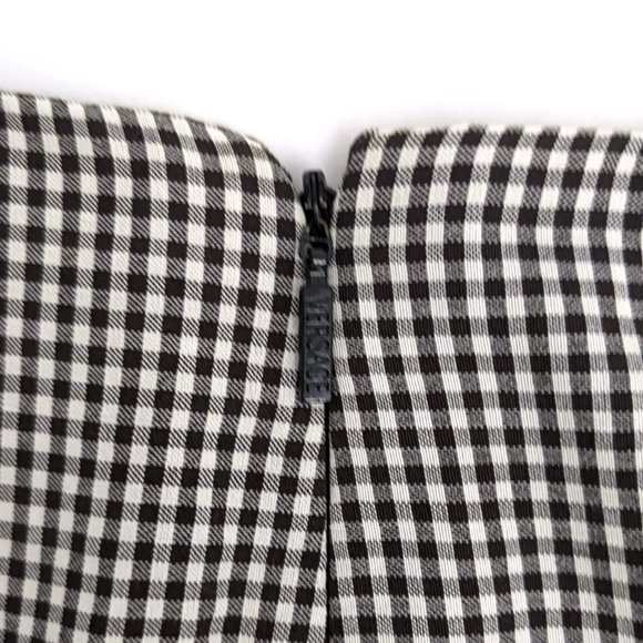 Versace Gingham High Waisted Mini Skirt - IT42/6 - Picture 6 of 6